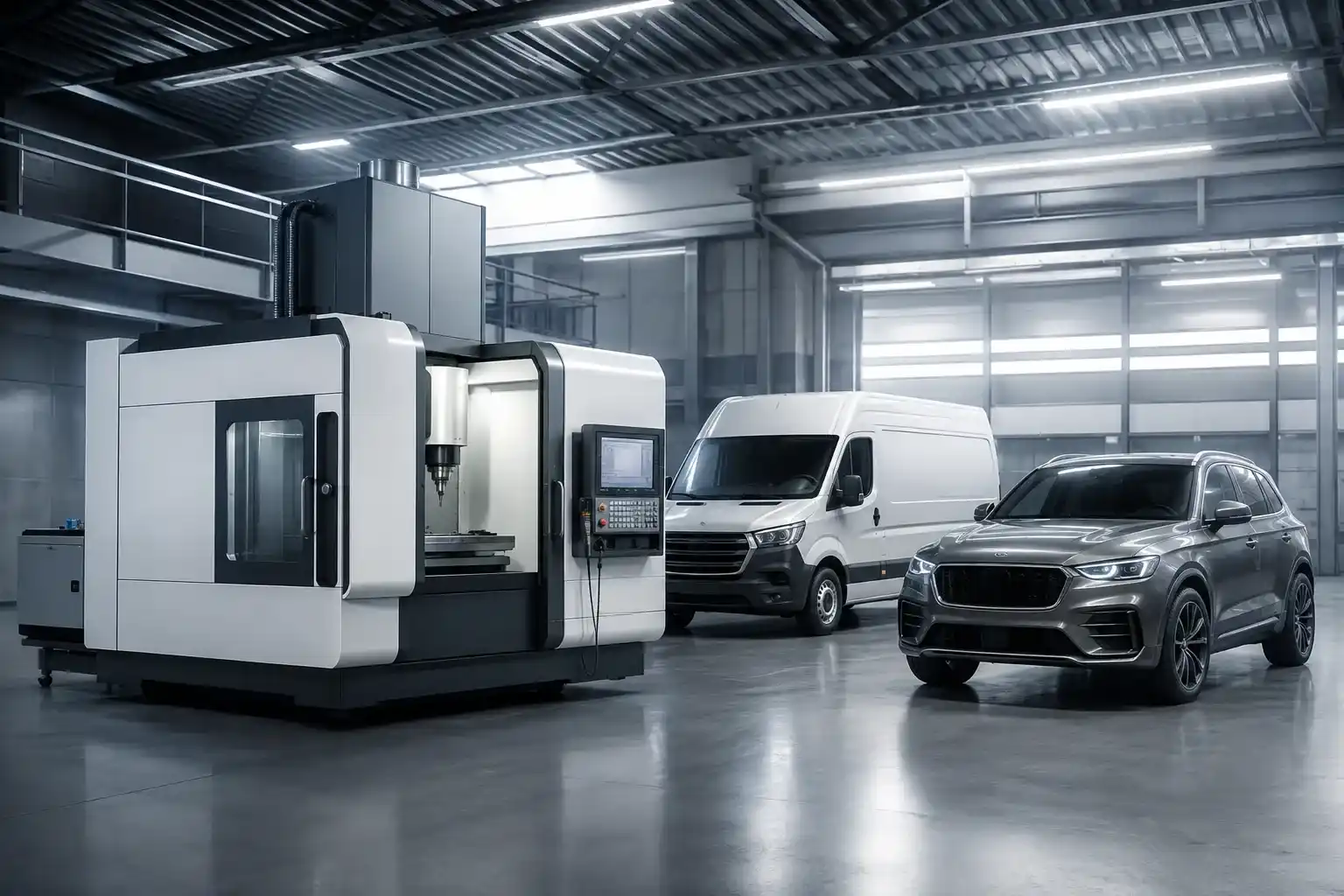 Equipamiento productivo en entorno industrial